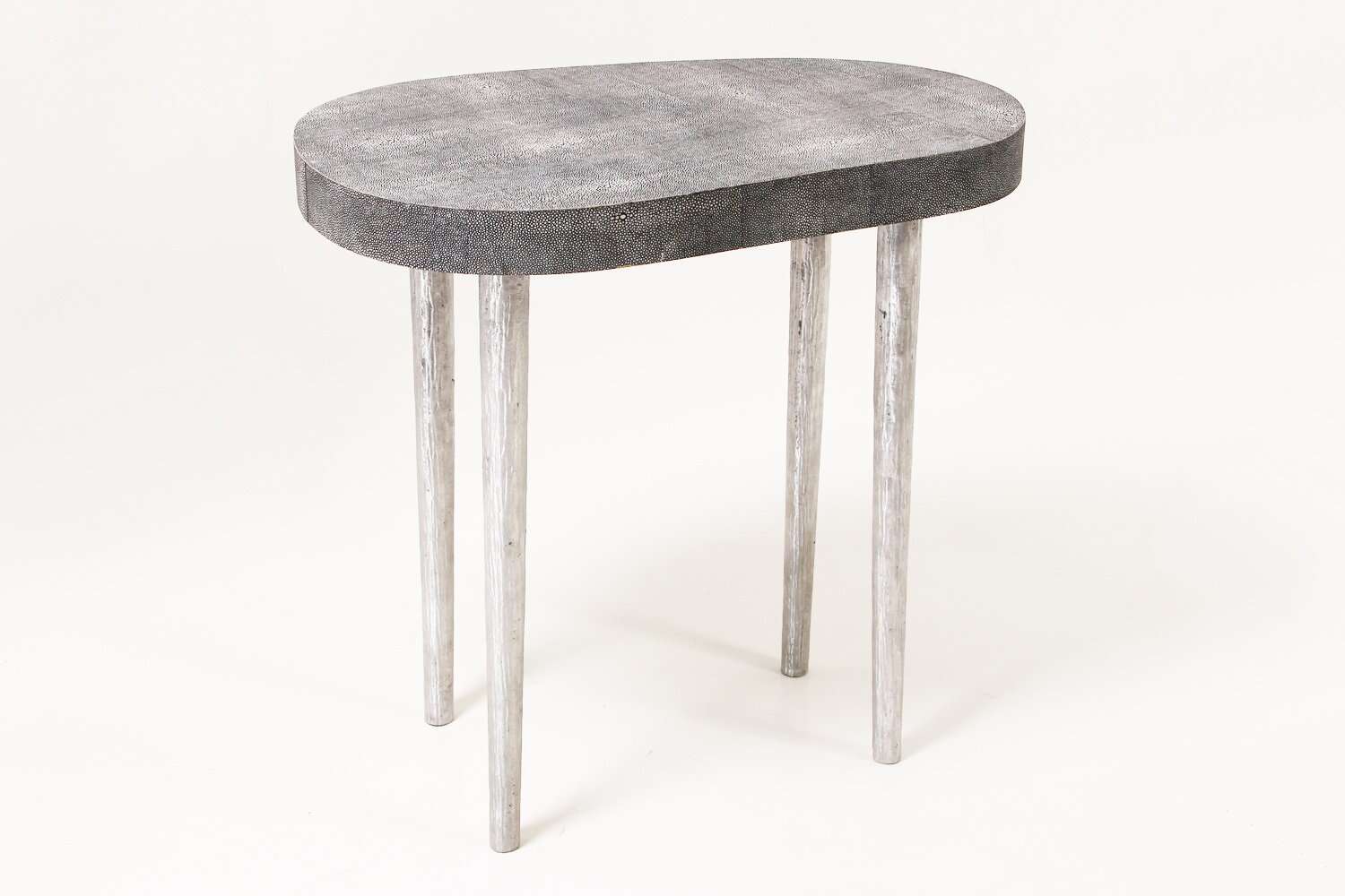 Side table lux shagreen side table