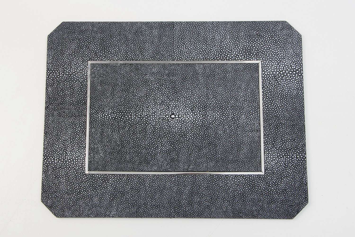 Shagreen table mats grey placemats Shagreen place mats