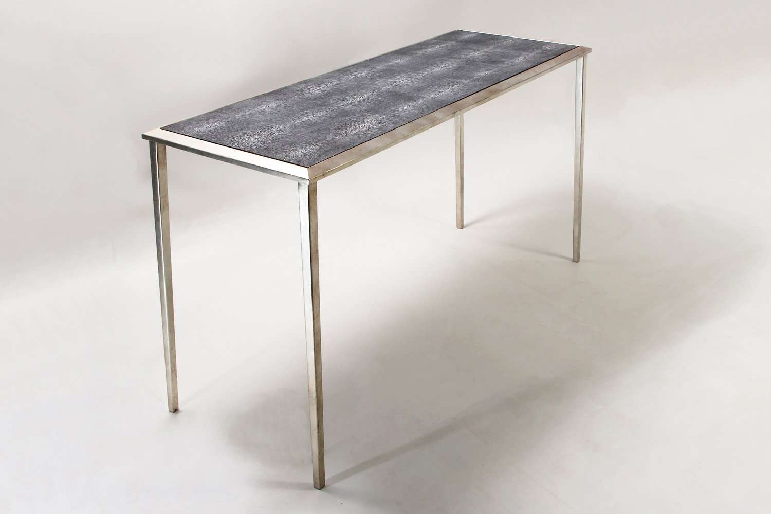 Shagreen narrow console table Slim console table