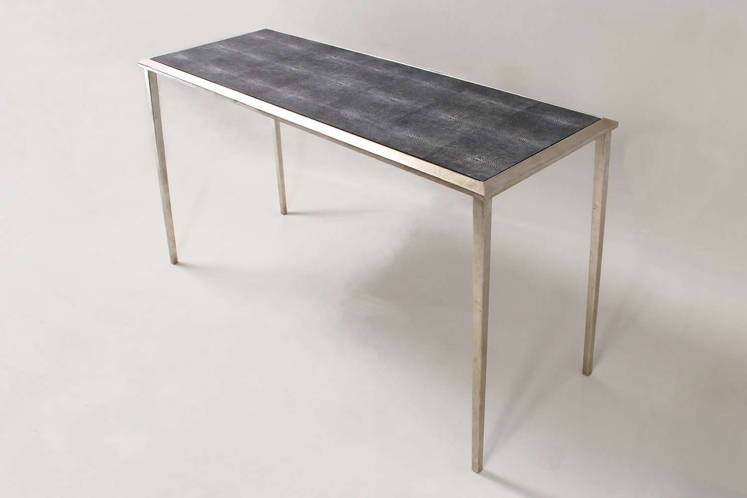 Narrow console table Slim console table Shagreen console table