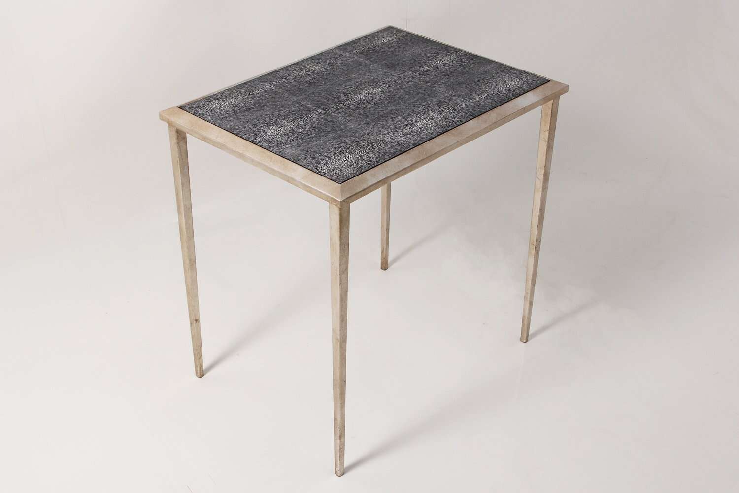 Gorgeous narrow side table Shagreen narrow side table