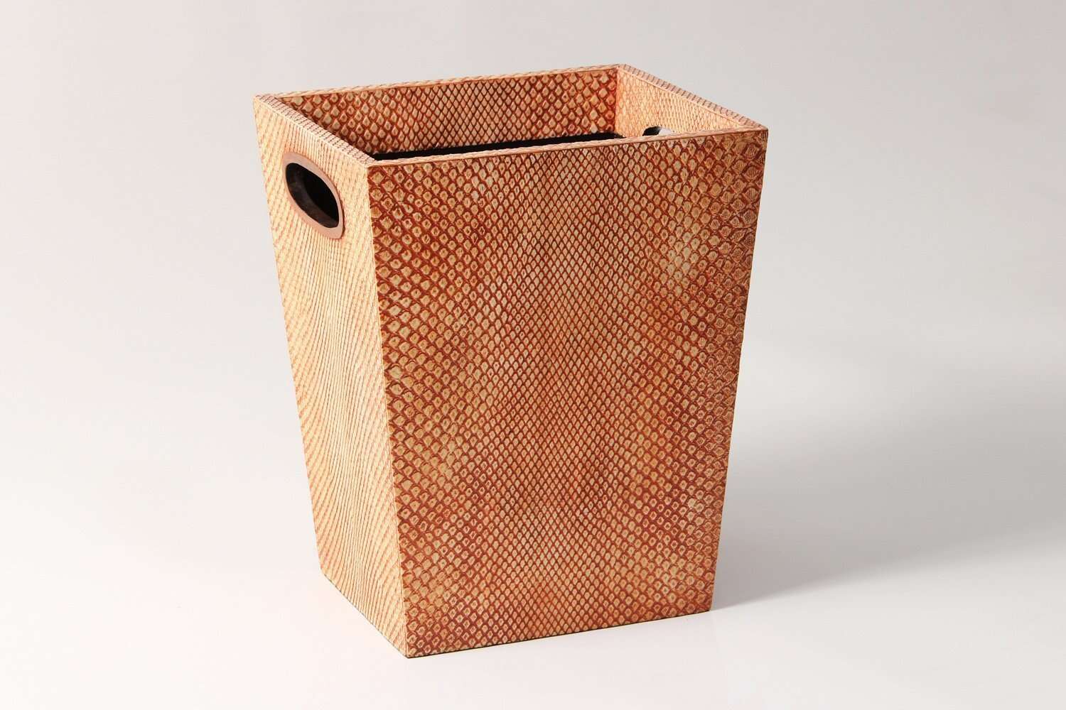 waste-paper-bin in coral Boa by Forwood Design