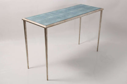 Slim console table Modern shagreen Slim console table 