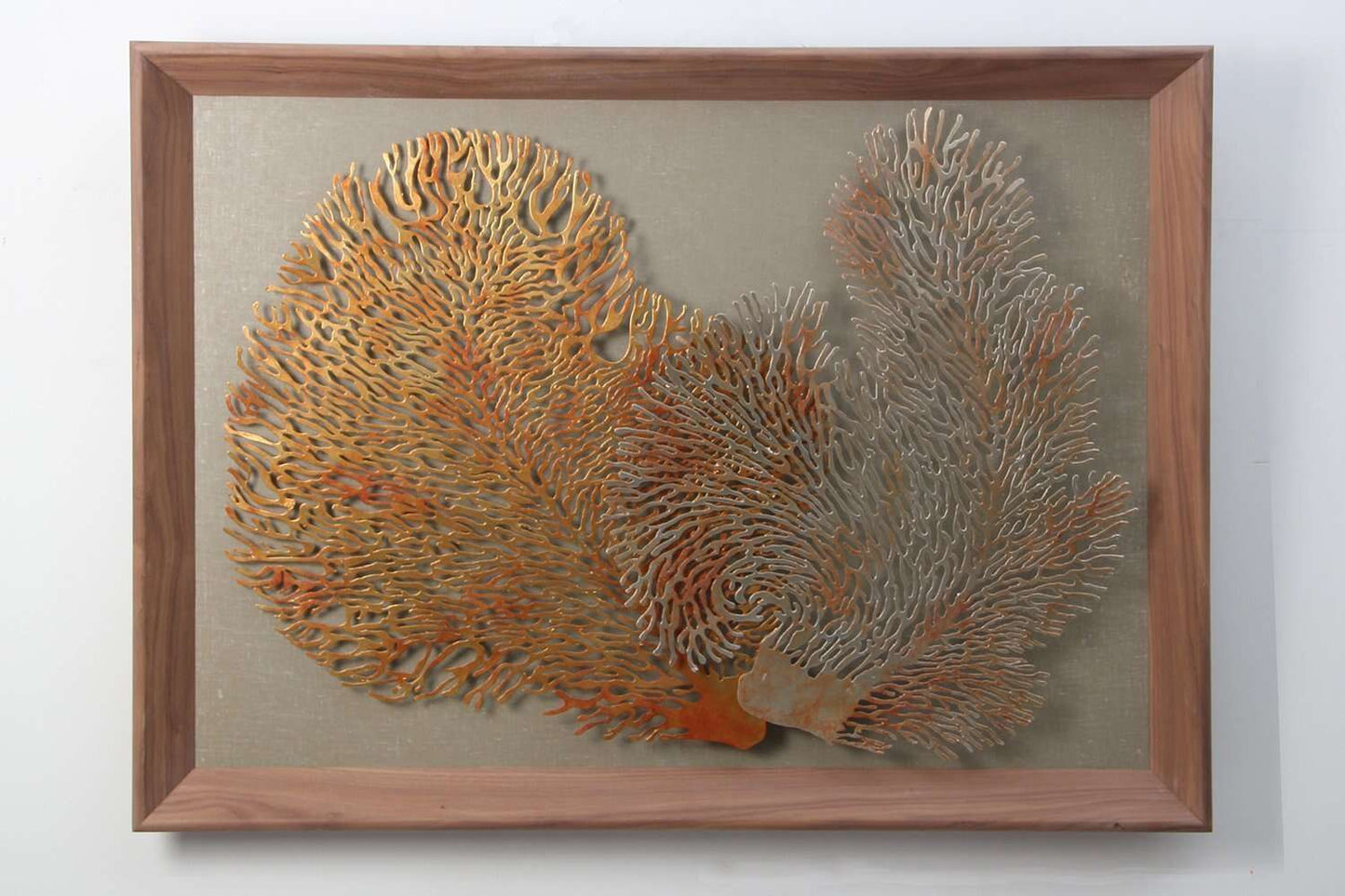 Metal wall art Coral metal wall art