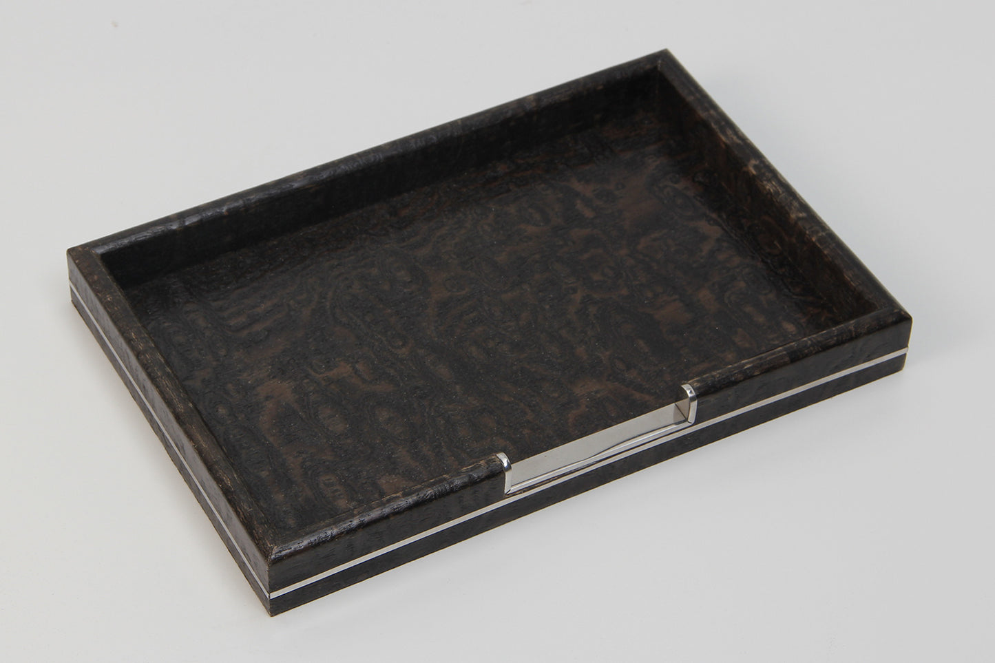 Desk tray Black wooden desk tray desk tidy