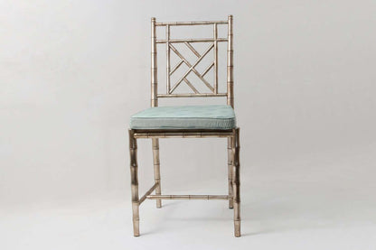 Dining-chair-antiqued silver