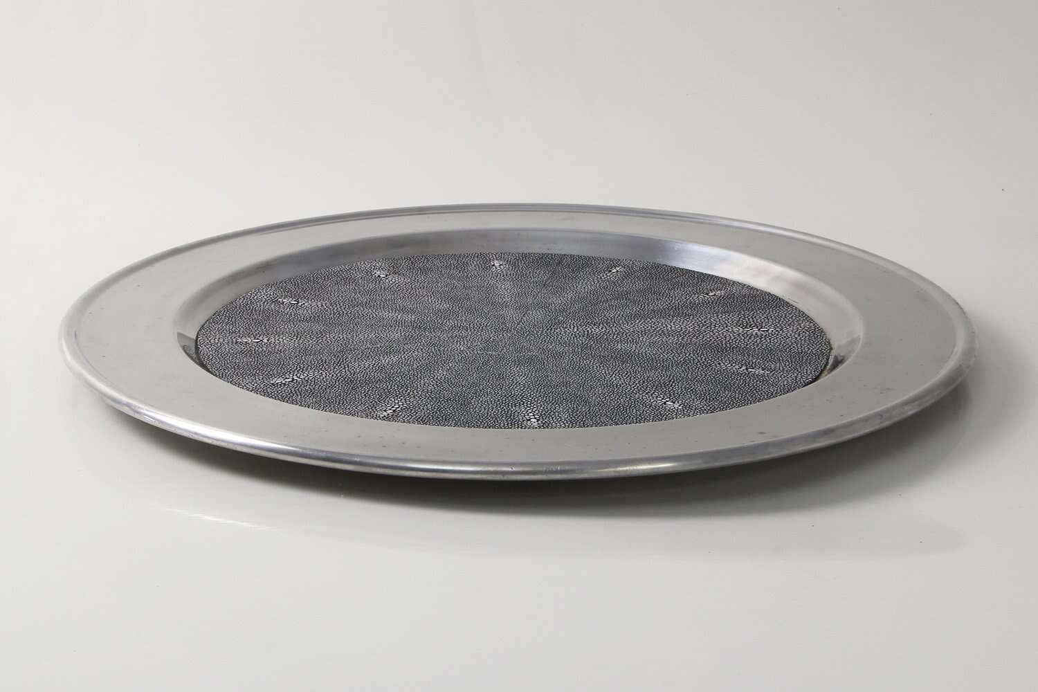 Round Serving tray Gorgeous shagreen serving tray