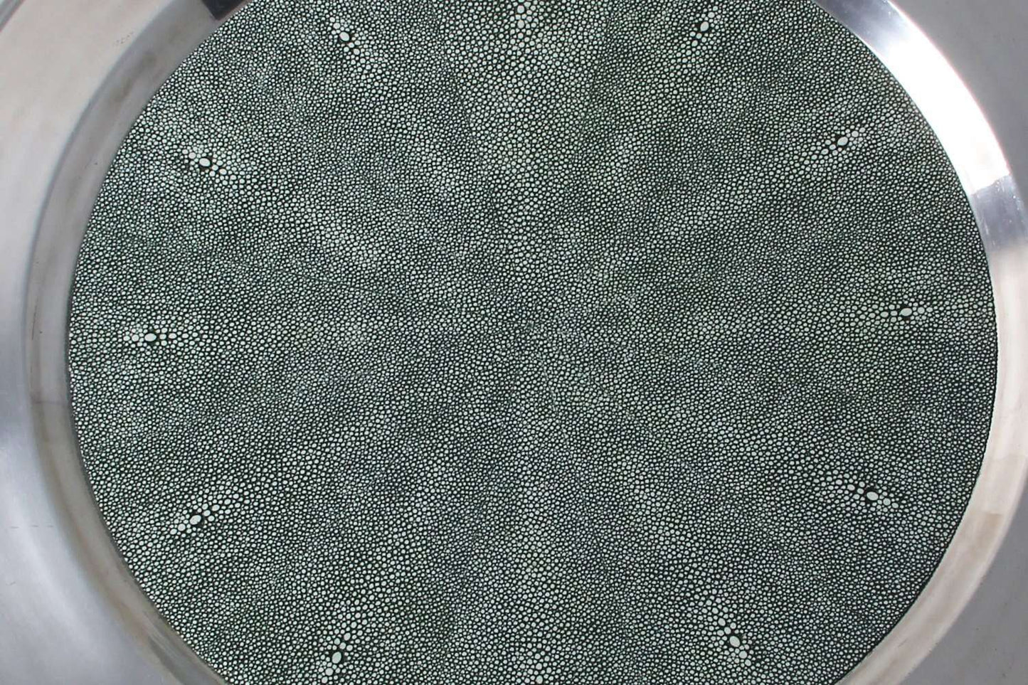 serving tray cocktail tray luxury Green shagreen serving tray