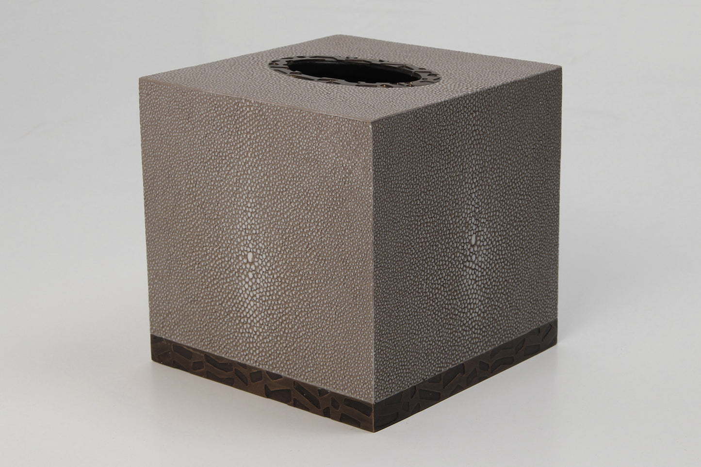 Tissue box cover Dune shagreen tissue box cover