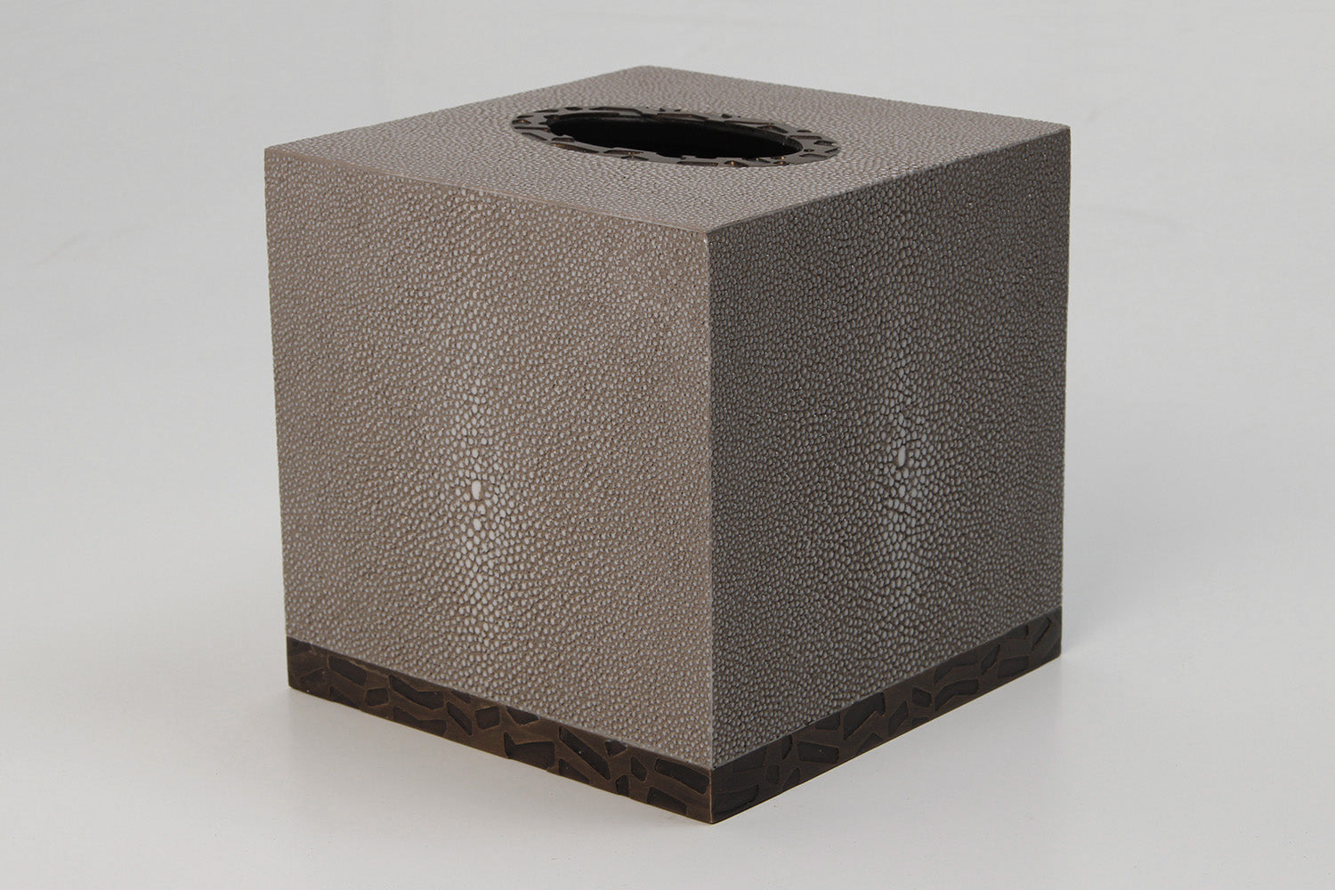Tissue box cover Dune shagreen tissue box cover
