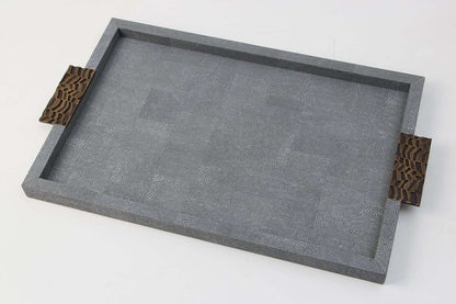 Drinks tray luxury drinks tray shagreen drinks tray