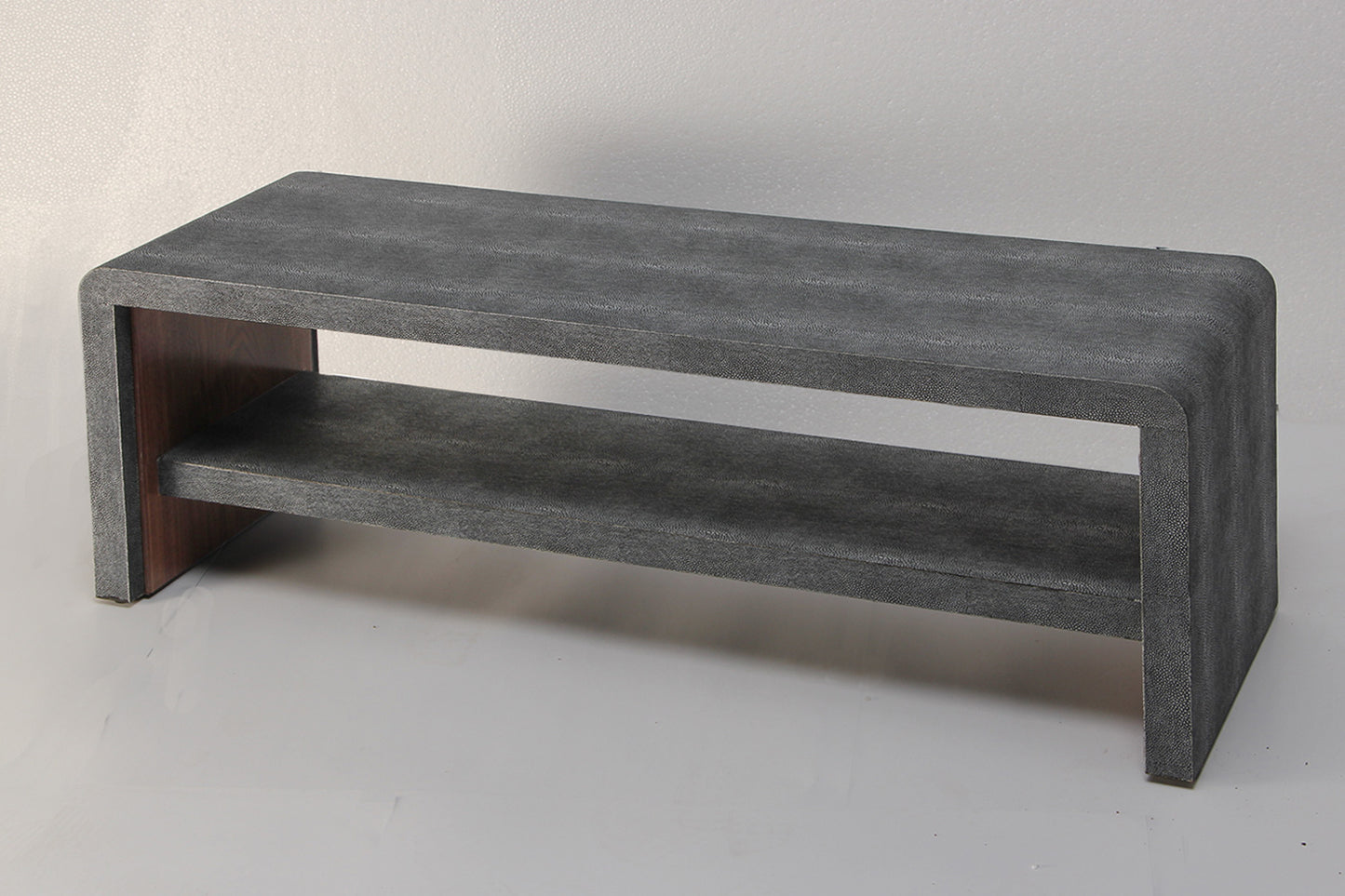 Madeline Coffee Table in Charcoal Shagreen