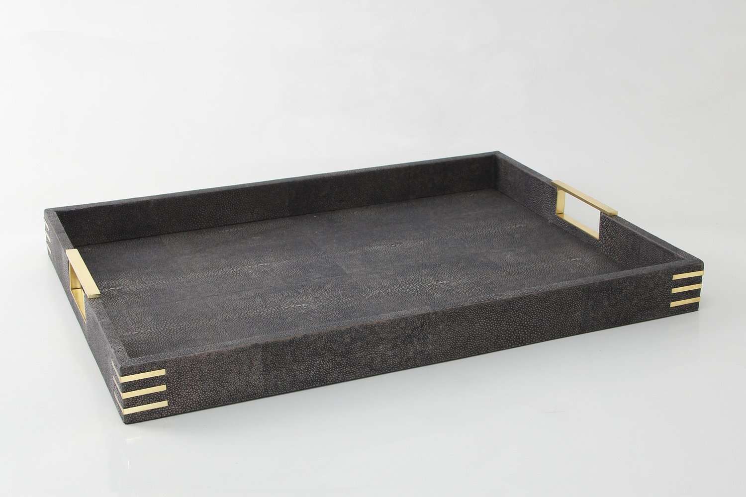 Serving tray drinks tray Forwood Design shagreen serving tray