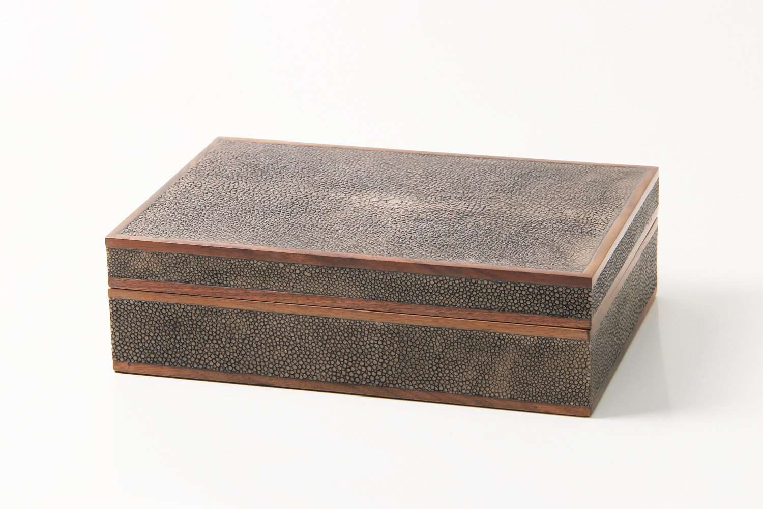 Jewellery box chic brown shagreen jewellery box
