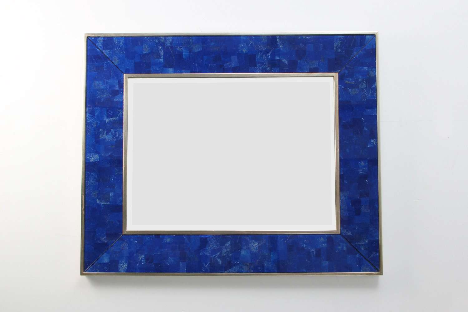 Wall mirror Blue wall mirror