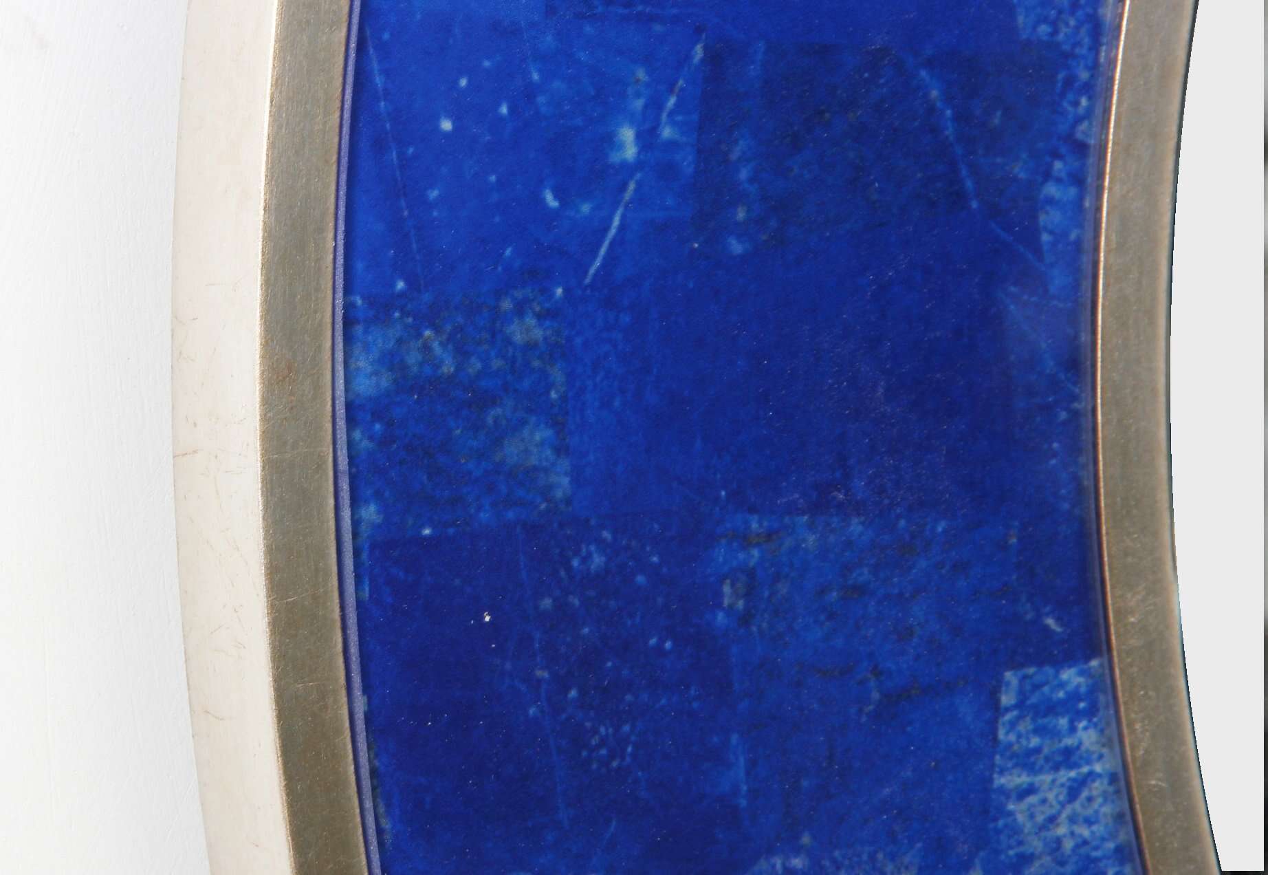 Wall mirror Round Lapis lazuli wall mirror
