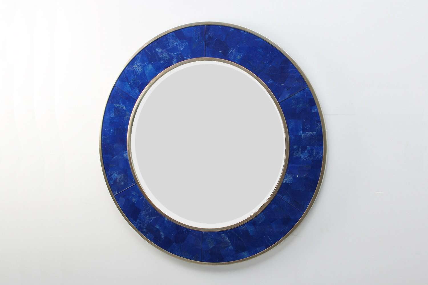 Wall mirror lapis lazuli Round wall mirror