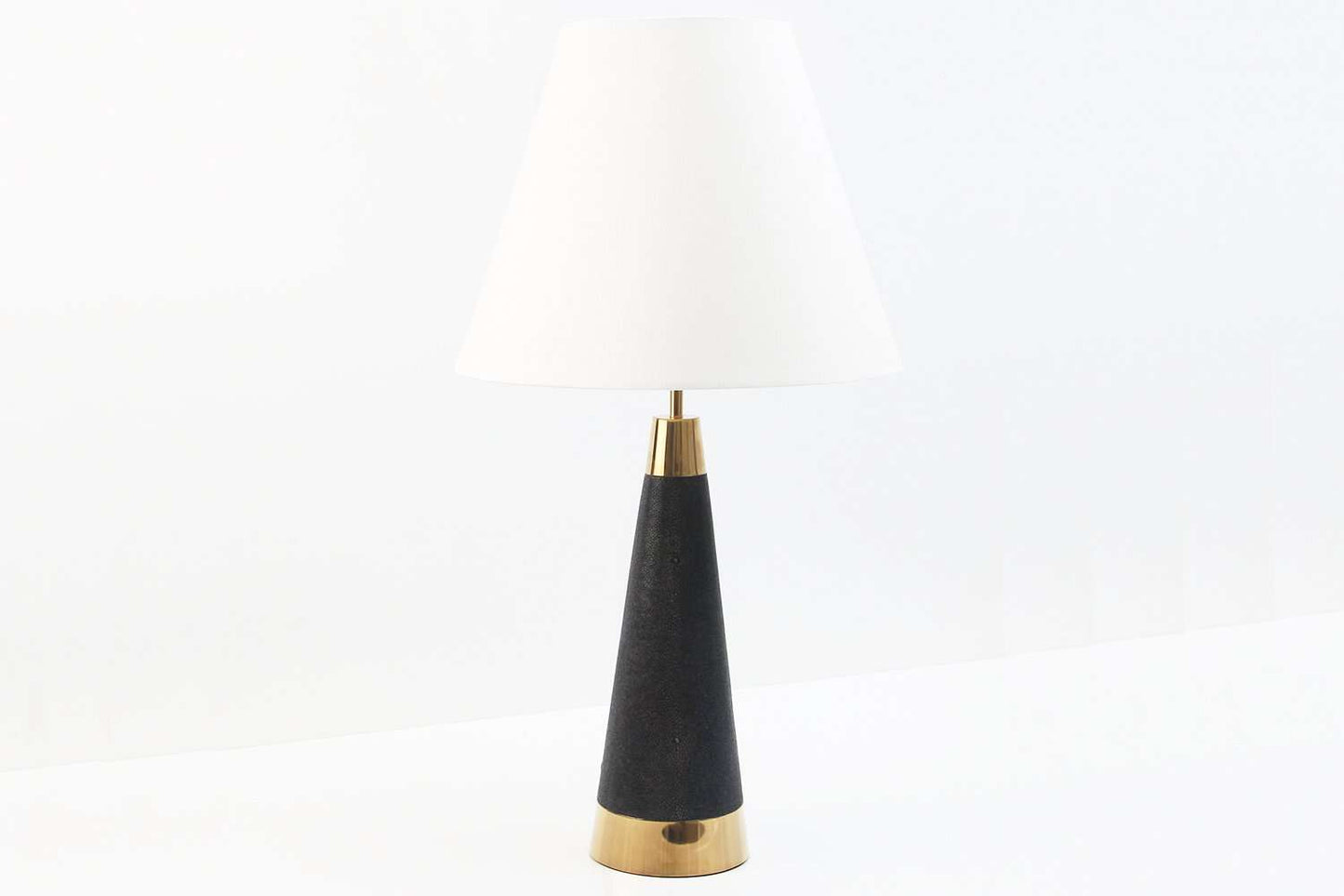 Desk lamp Brown shagreen desk lamp bedside lamp