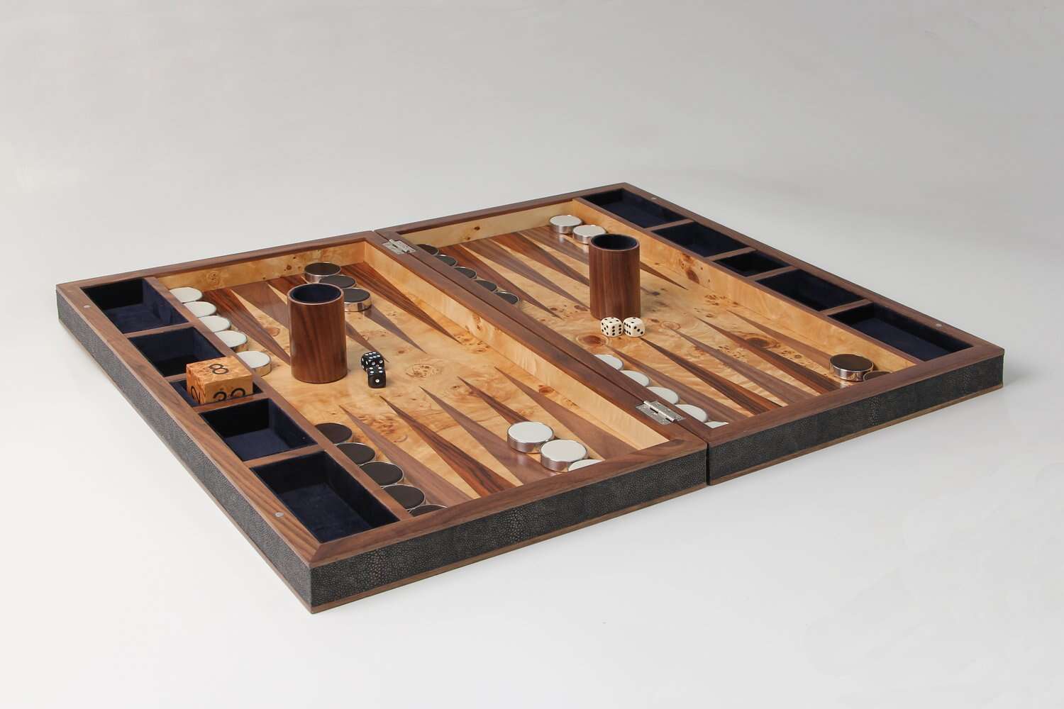 Backgammon board Shagreen Backgammon set