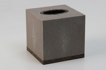 Tissue box holder Forwood Design Dune shagreen tissue box cover