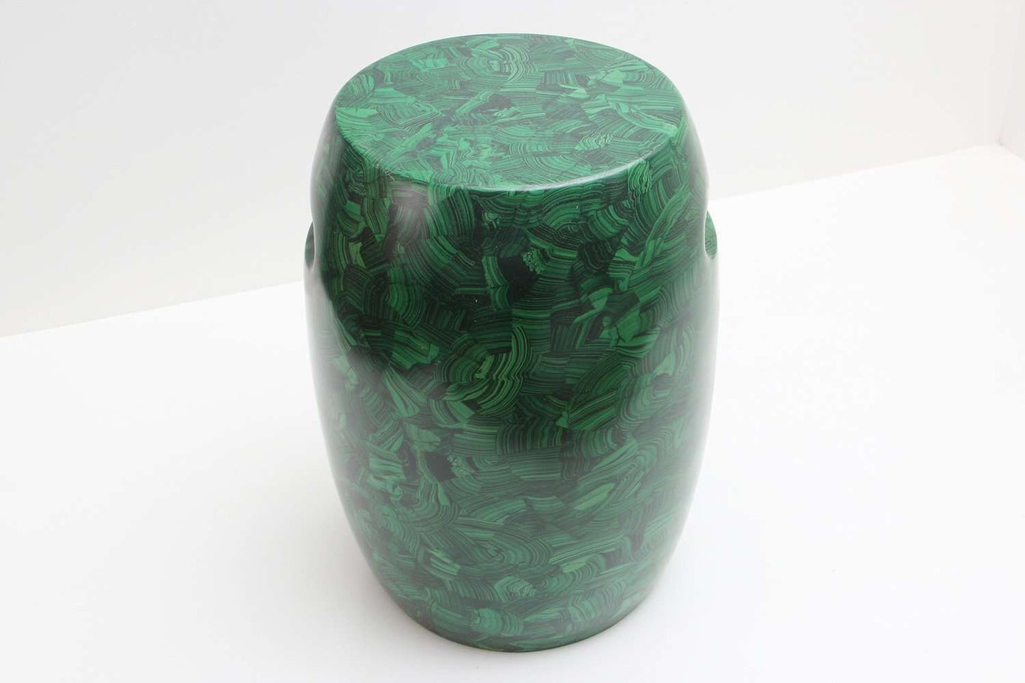 Stool Green Malachite stool occasional table