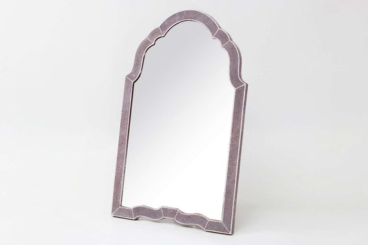 Arden Dressing Table Mirror in Mulberry Shagreen