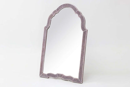 Arden Dressing Table Mirror in Mulberry Shagreen