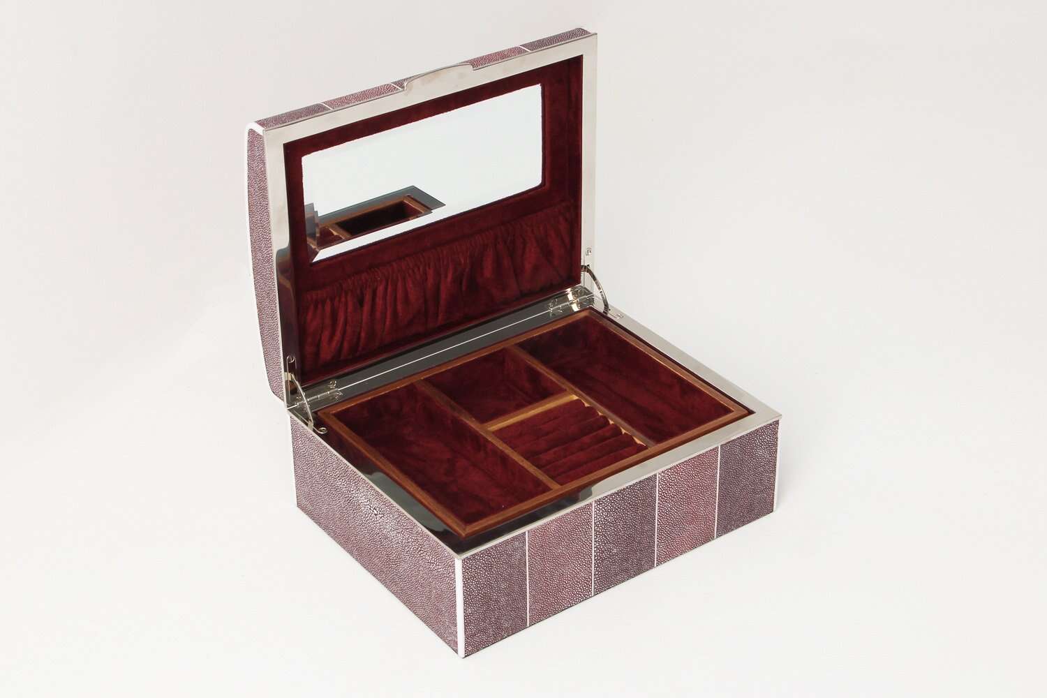 luxury jewellery box unique shagreen jewellery box