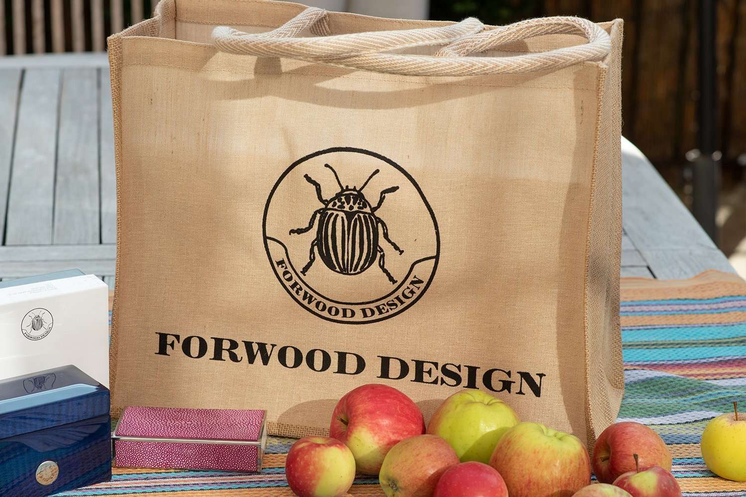 shopping bag Jute Forwood Design shopping bag