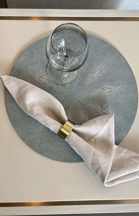 Rachel Winham's 'Midnight' Shagreen Placemats