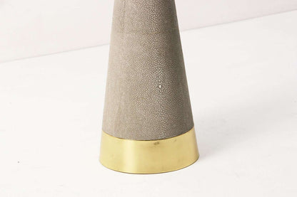 desk lamp gorgeous Taupe shagreen table lamp