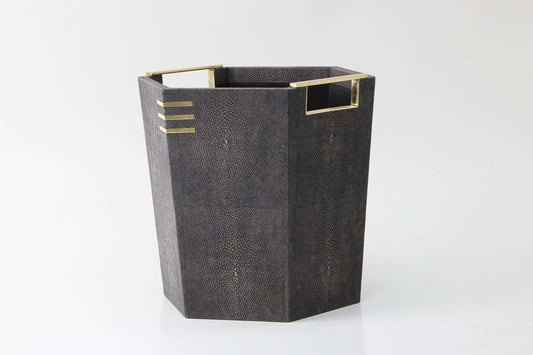 Waste paper bin Shagreen Waste paper bin