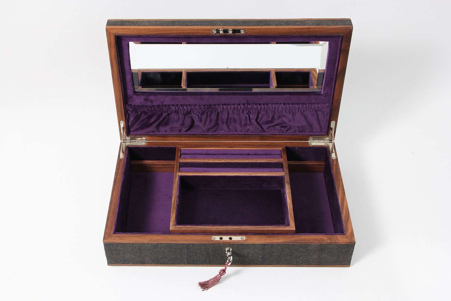 Jewellery box luxury Jewellery box shagreen Jewellery box