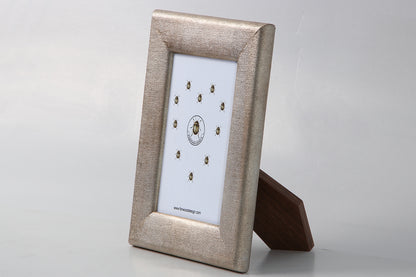 Photo-Frame in silver linen by Forwood-Design