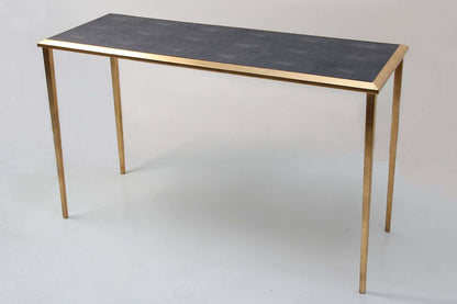 console table brown shagreen console table narrow console table