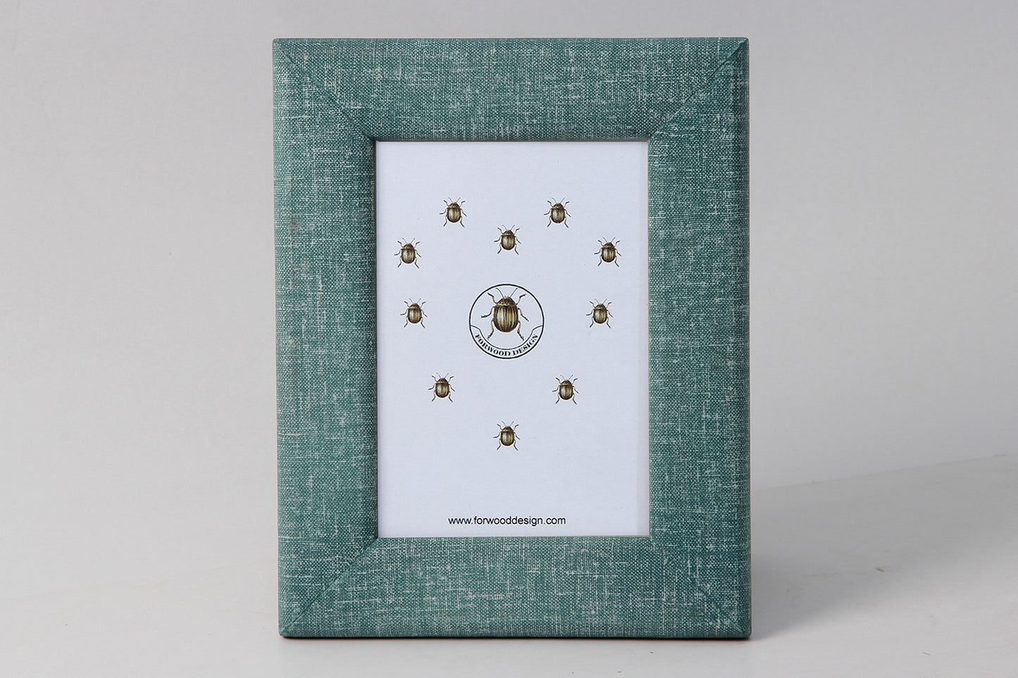 Photo Frame in Teal Linen