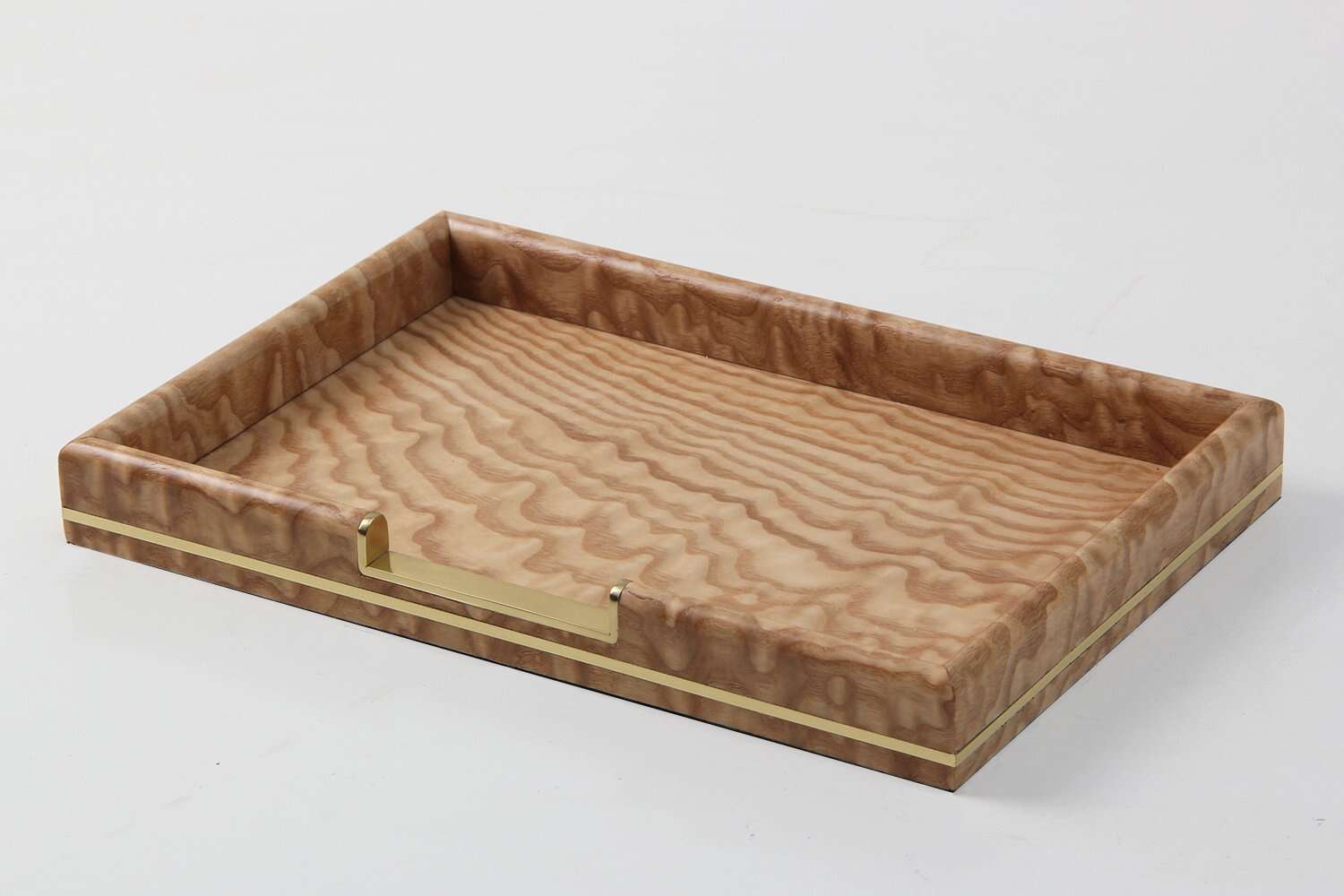 Small tray desk organiser wooden desk tray