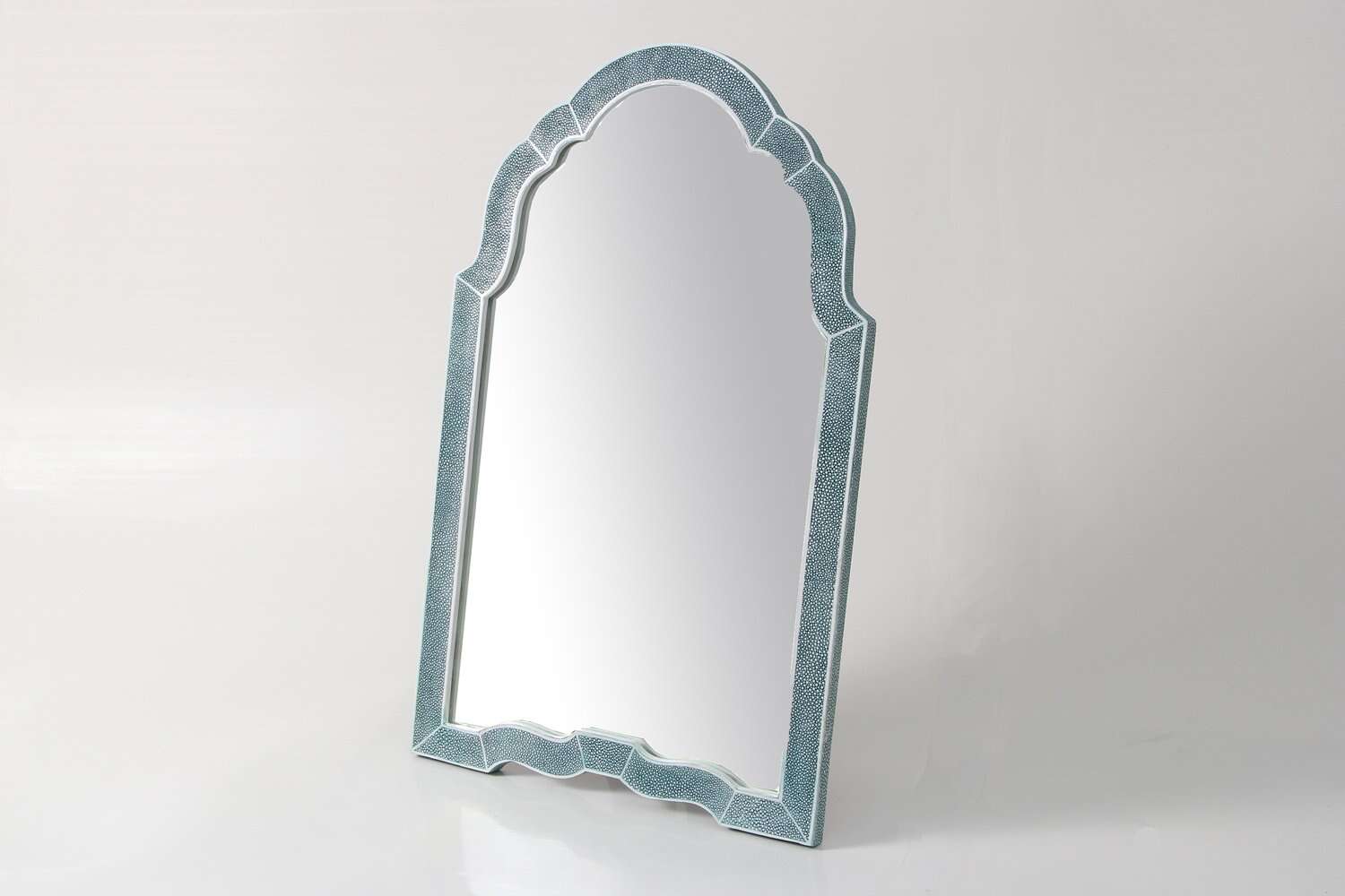 dressing table mirror Teal shagreen dressing table mirror