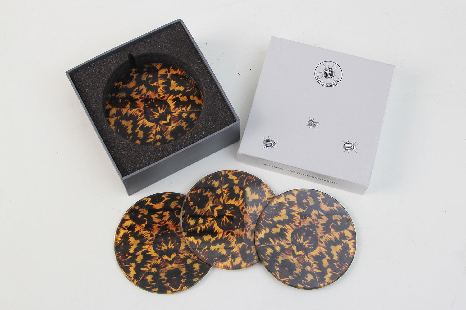 Tortoise Shell Drinks Coasters Forwooddesign tortoise-shell-drinks-coasters-forwooddesign