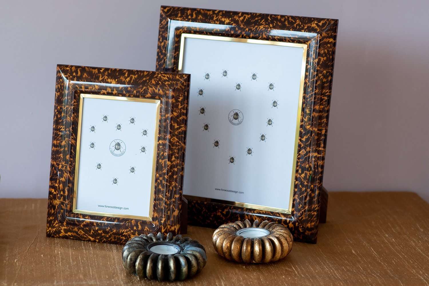 Unique tortoiseshell photo frames luxury birthday Christmas gift present