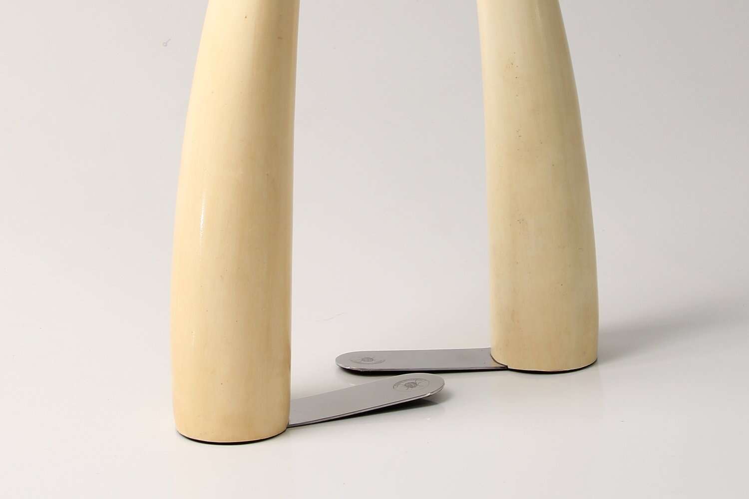 bookends Faux ivory bookends