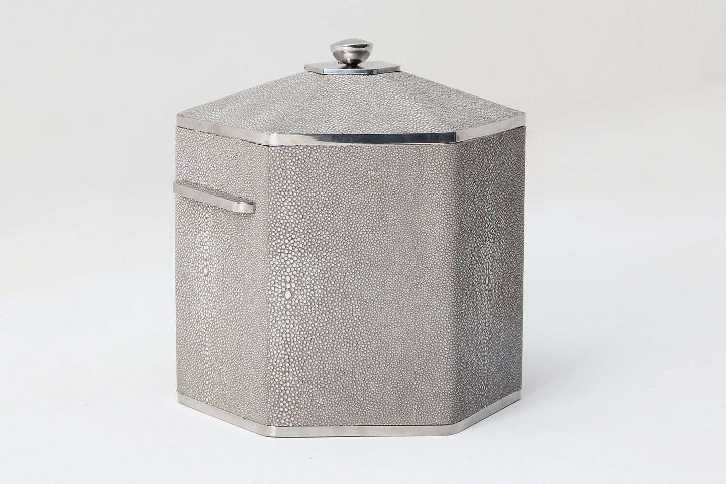 Ice bucket with tongs by Forwood Design