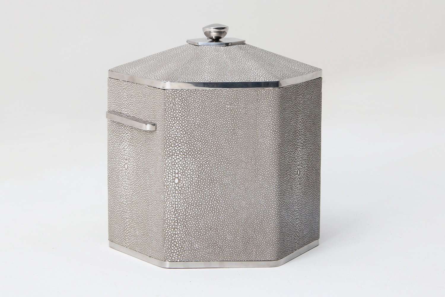 Ice bucket with tongs by Forwood Design