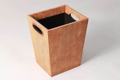 modern waste-paper-bin in coral Boa by Forwood Design