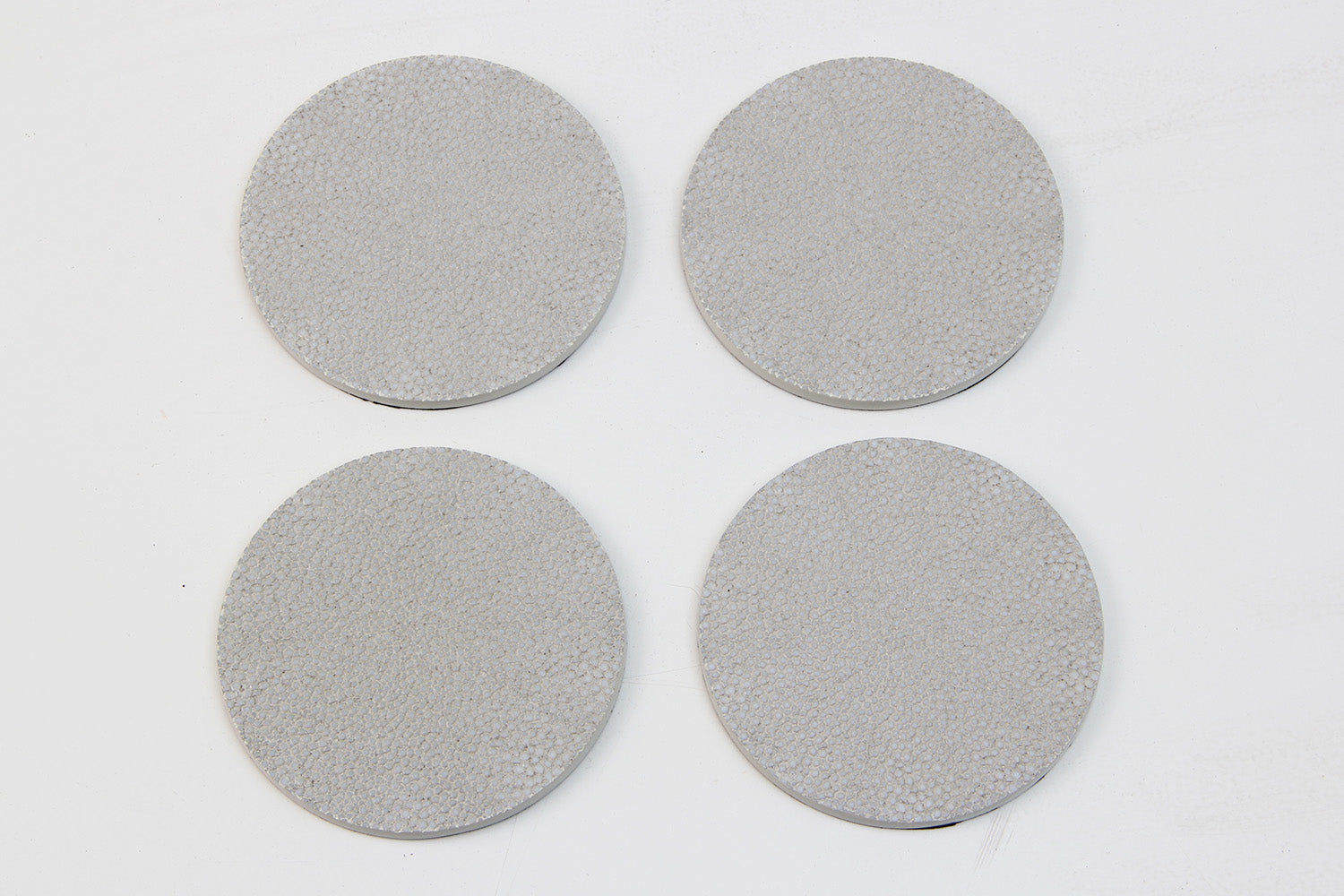 coasters luxury white shagreen coasters