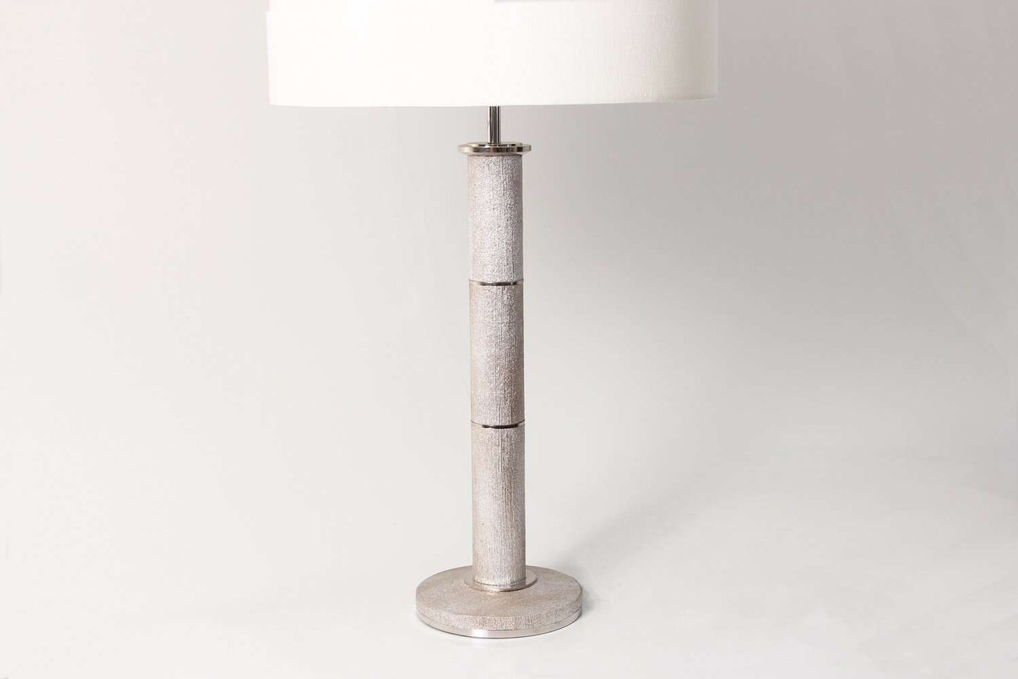 Desk lamp Silver silk desk lamp Silk desk lamp