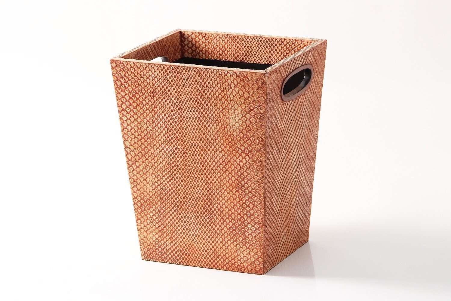 waste-paper-bin in coral  boa by Forwood Design